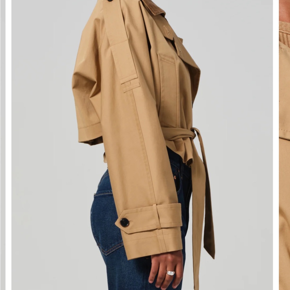 Citizens of humanity Kiernan cropped trench coat jacket BNWT - Picture 3 of 3